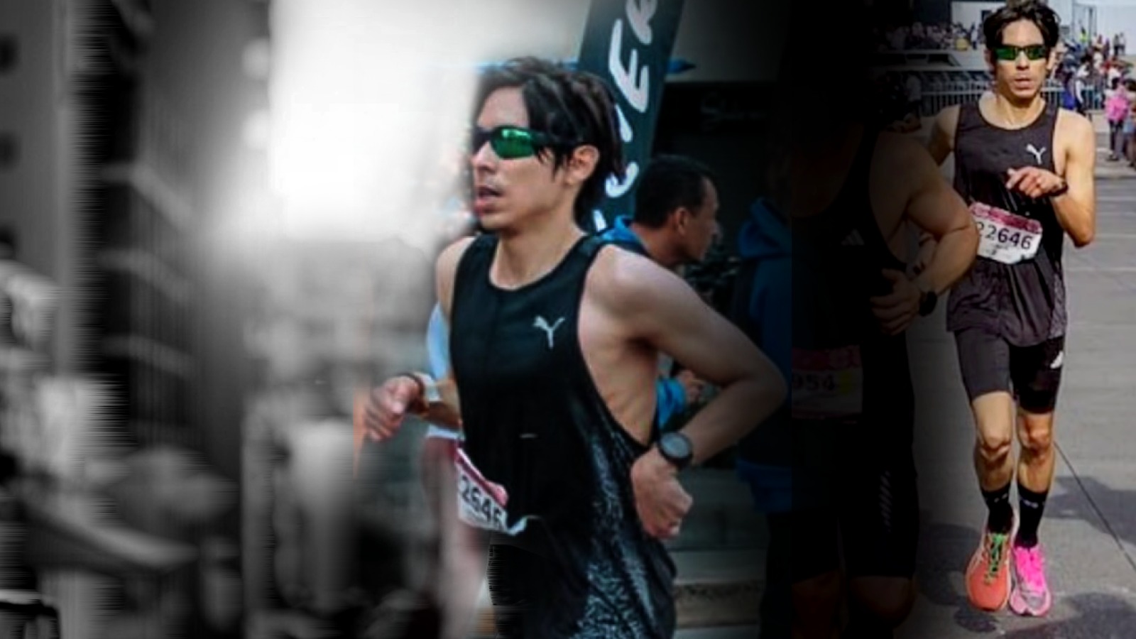 Jerry, el joven con autismo que se clasific? al Marat?n de Boston.
