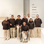 Equipo de trabajo de la tienda 'For&From' conformado por personas con discapacidad