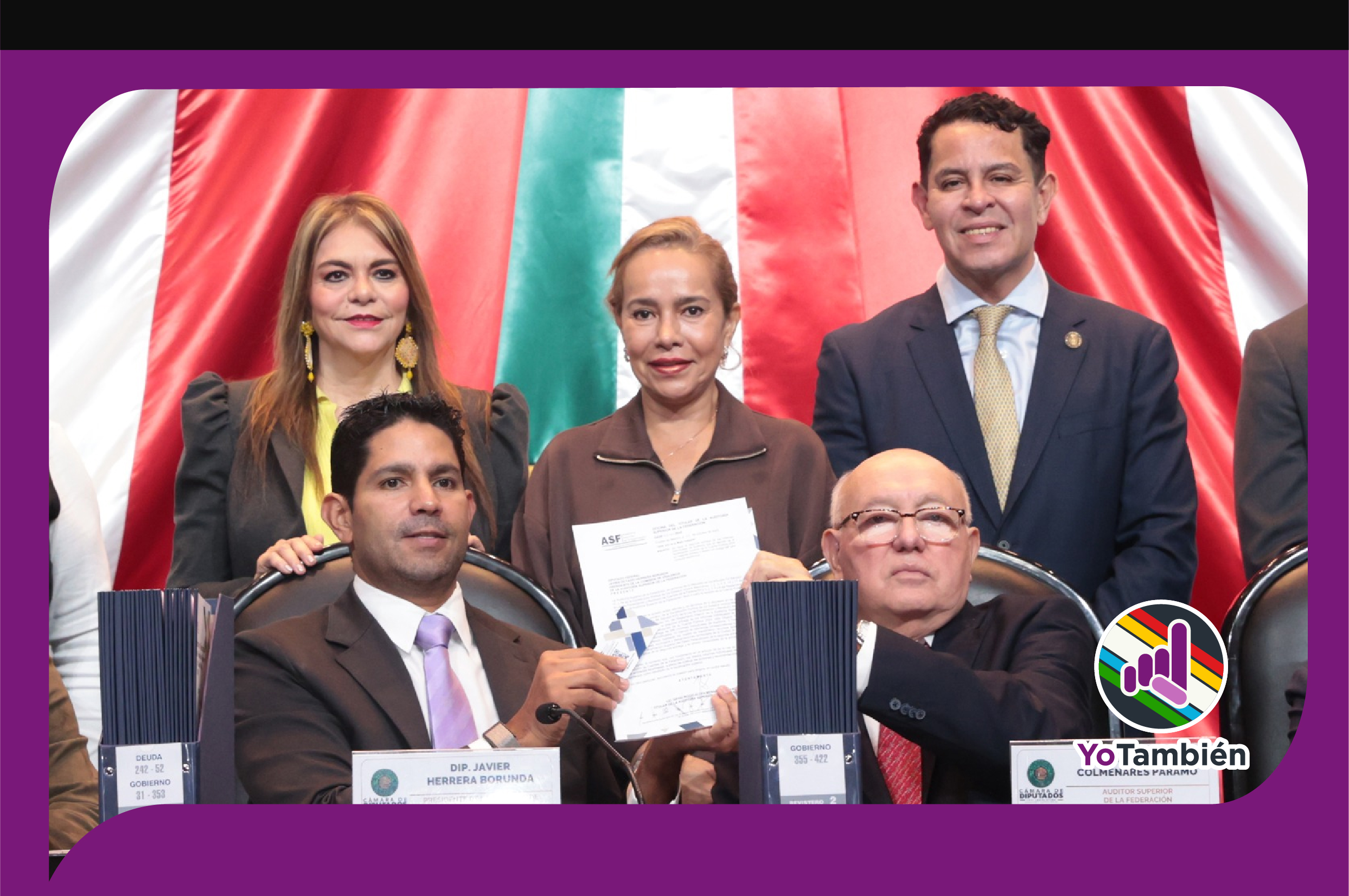 Miembros de la Auditoría Superior de la Federación en la Cámara de Diputados