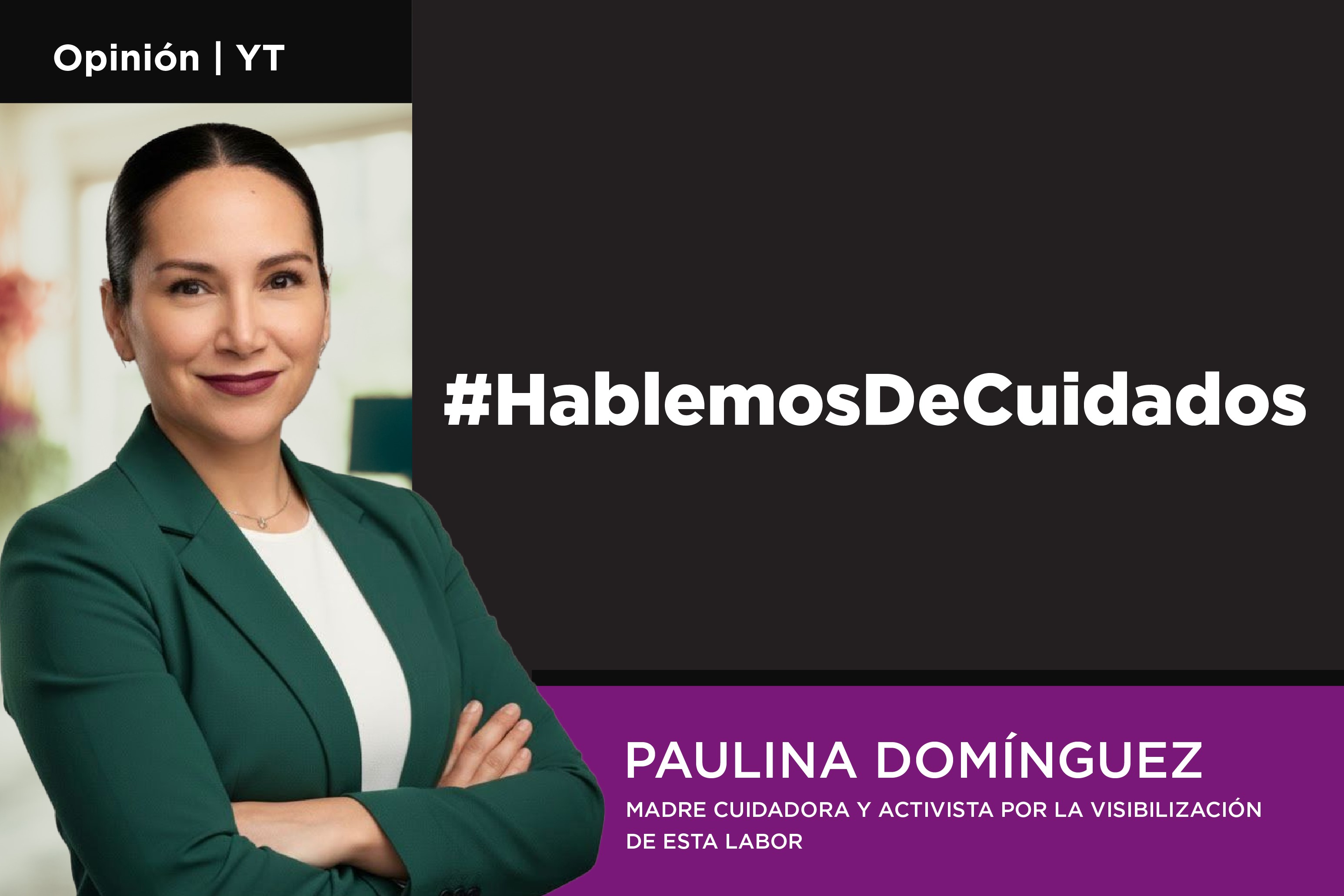 Ilustración de Paulina Domínguez, madre cuidadora y activista por la visibilización de esta labor