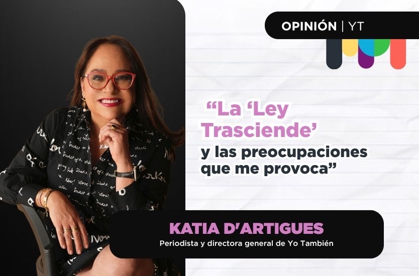 Ilustración de Katia D'Artigues periodista y directora general de Yo También