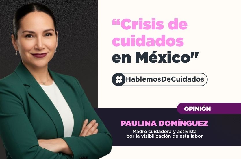 Ilustración de Paulina Domínguez, madre cuidadora y activista por la visibilización de esta labor.