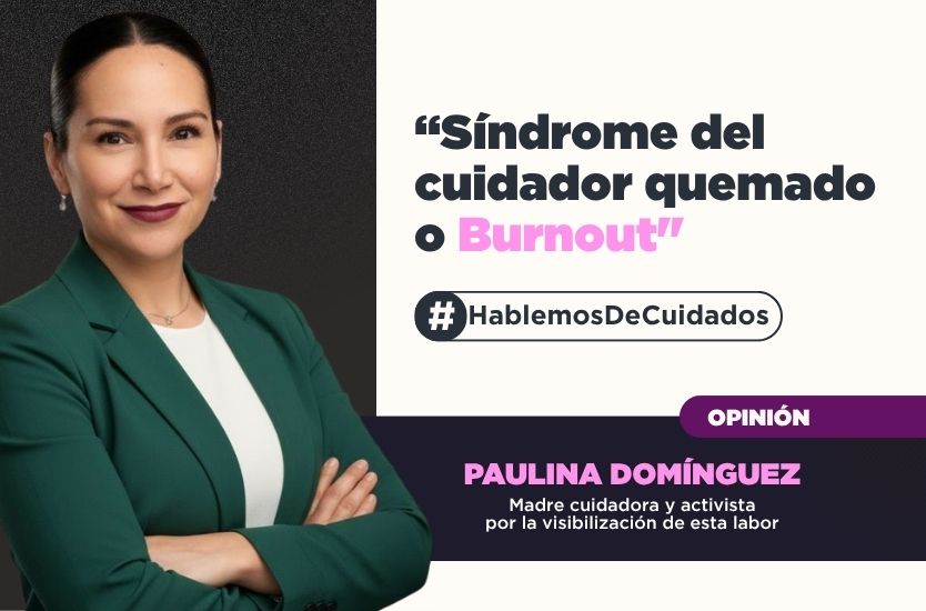 Ilustración de Paulina Domínguez, madre cuidadora y activista por la visibilización de esta labor