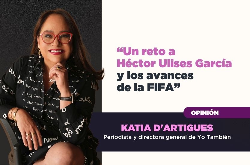 Ilustración de Katia D'Artigues periodista y directora general de Yo También