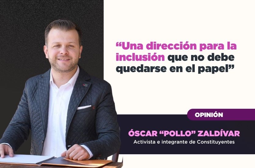Ilustración de Óscar Zaldívar, activista e integrante de Constituyentes
