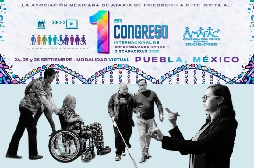 -Invitación al Primer CONGRESO INTERNACIONAL DE ENFERMEDADES RARAS Y DISCAPACIDAD que se llevará a cabo en PUEBLA-.