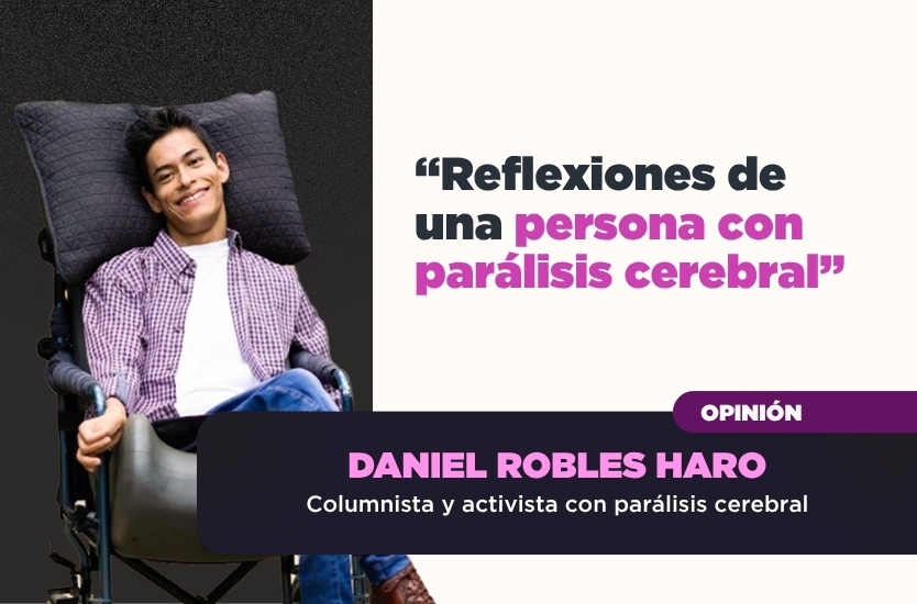 Ilustración de Daniel Robles Haro, columnista y activista con parálisis cerebral