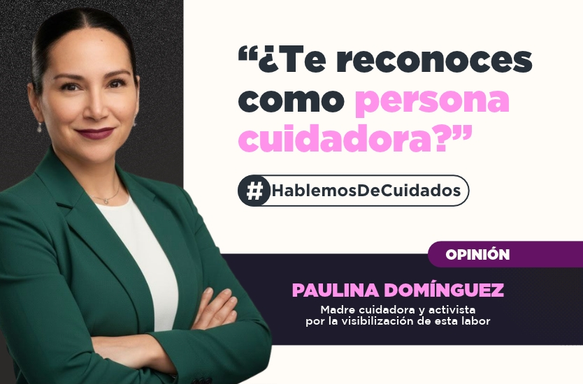 Ilustración de Paulina Domínguez, madre cuidadora y activista por la visibilización de esta labor.