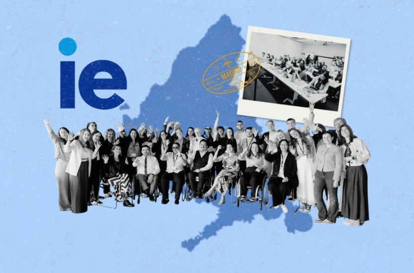 Grupo de profesionales con discapacidad en Madrid durante la primera generación de Líderes para la Inclusión Global.